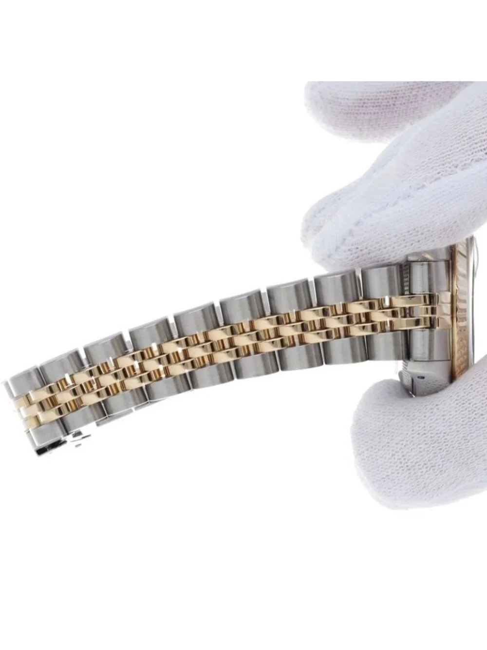 Rolex Datejust Watch 18k Yellow Gold SS Champagne Color OH Polished